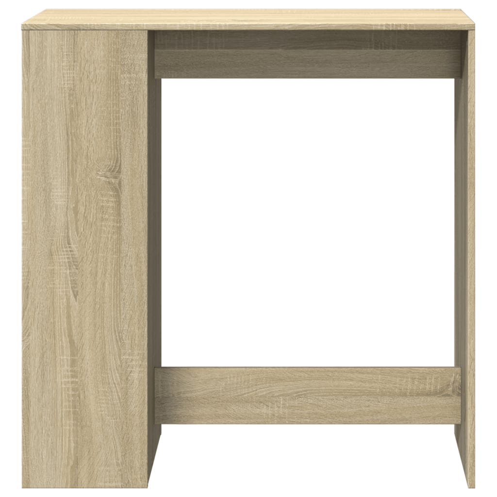 vidaXL Bartisch mit Regal Sonoma-Eiche 101x40x103,5 cm Holzwerkstoff