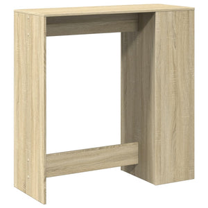 vidaXL Bartisch mit Regal Sonoma-Eiche 101x40x103,5 cm Holzwerkstoff