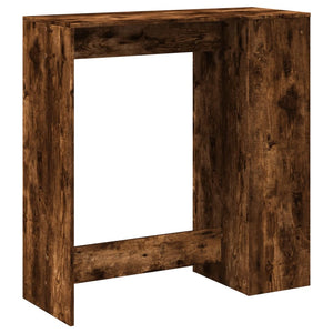 vidaXL Bartisch mit Regal Räuchereiche 101x40x103,5 cm Holzwerkstoff