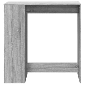 vidaXL Bartisch mit Regal Grau Sonoma 101x40x103,5 cm Holzwerkstoff