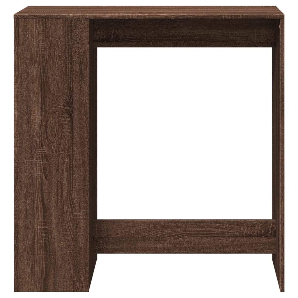 vidaXL Bartisch mit Regal Braun Eiche 101x40x103,5 cm Holzwerkstoff