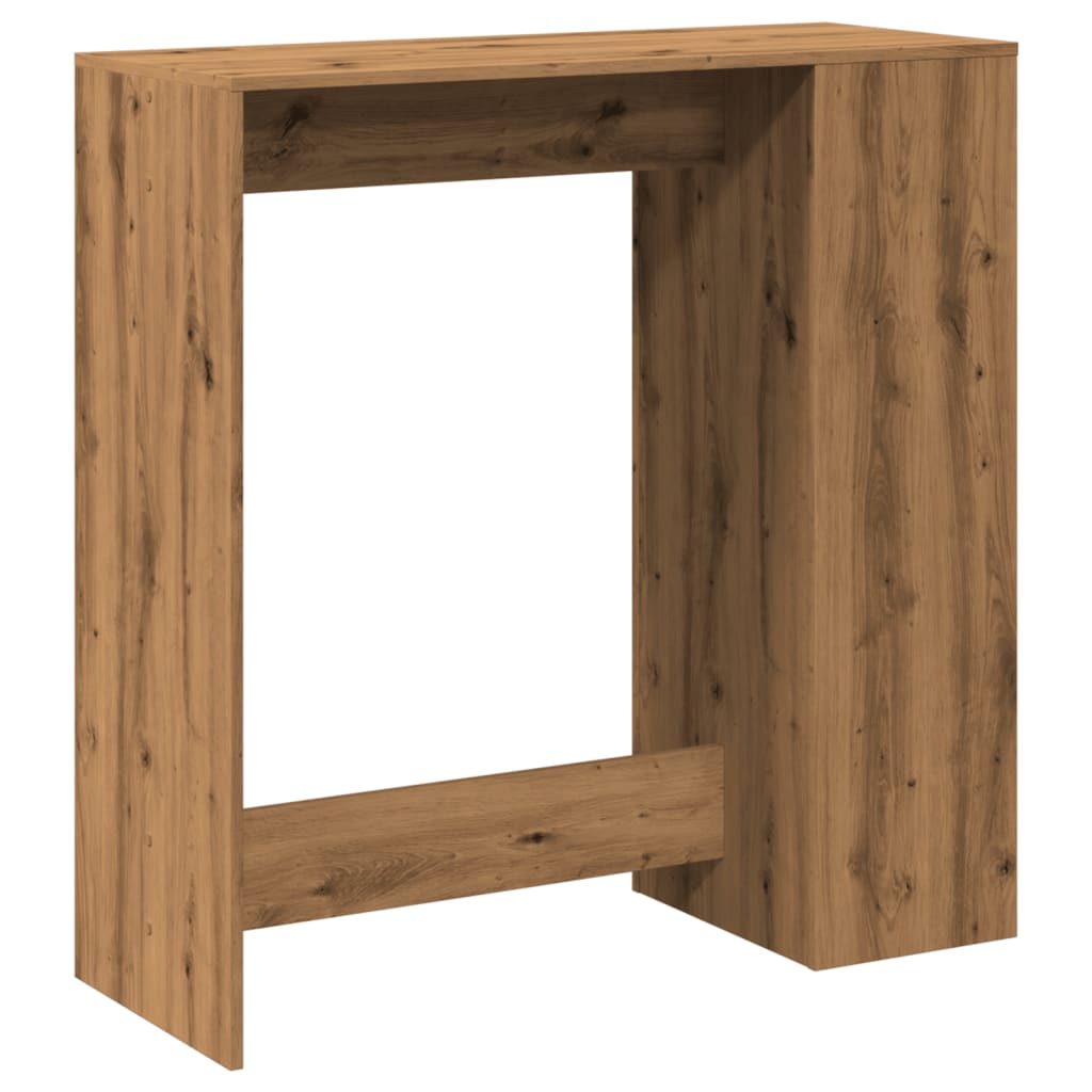 vidaXL Bartisch mit Regal Artisan-Eiche 101x40x103,5 cm Holzwerkstoff