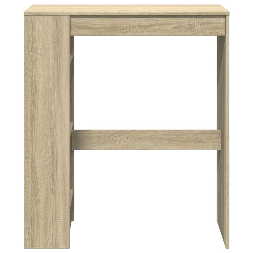 Bartisch mit Regal Sonoma-Eiche 90x40x103,5 cm Holzwerkstoff