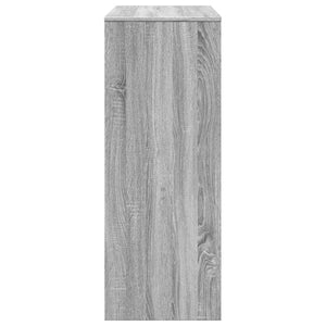 Bartisch mit Regal Grau Sonoma 90x40x103,5 cm Holzwerkstoff