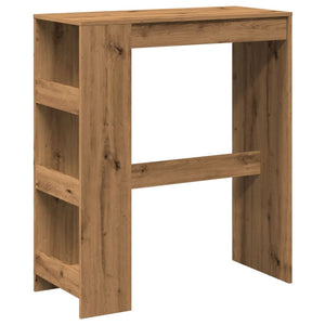 Bartisch mit Regal Artisan-Eiche 90x40x103,5 cm Holzwerkstoff