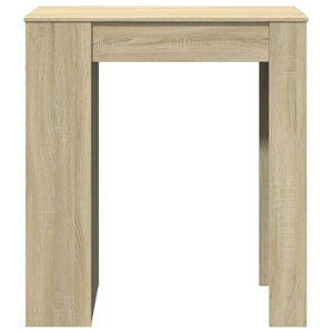 vidaXL Bartisch mit Regal Sonoma-Eiche 95x47x103,5 cm Holzwerkstoff