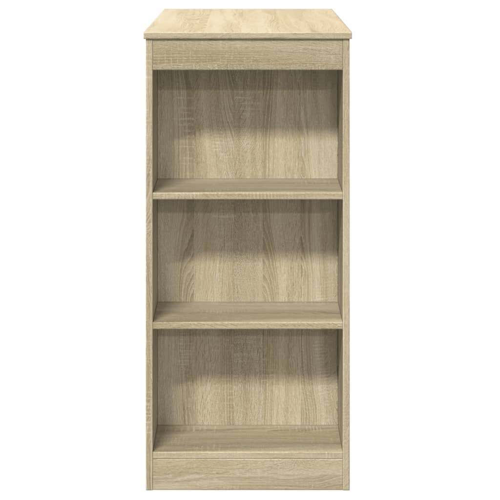 vidaXL Bartisch mit Regal Sonoma-Eiche 95x47x103,5 cm Holzwerkstoff