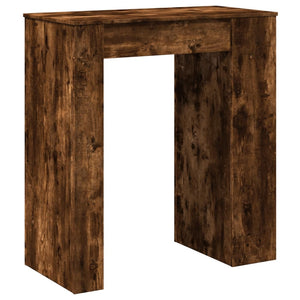 vidaXL Bartisch mit Regal Räuchereiche 95x47x103,5 cm Holzwerkstoff