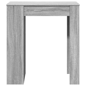 vidaXL Bartisch mit Regal Grau Sonoma 95x47x103,5 cm Holzwerkstoff