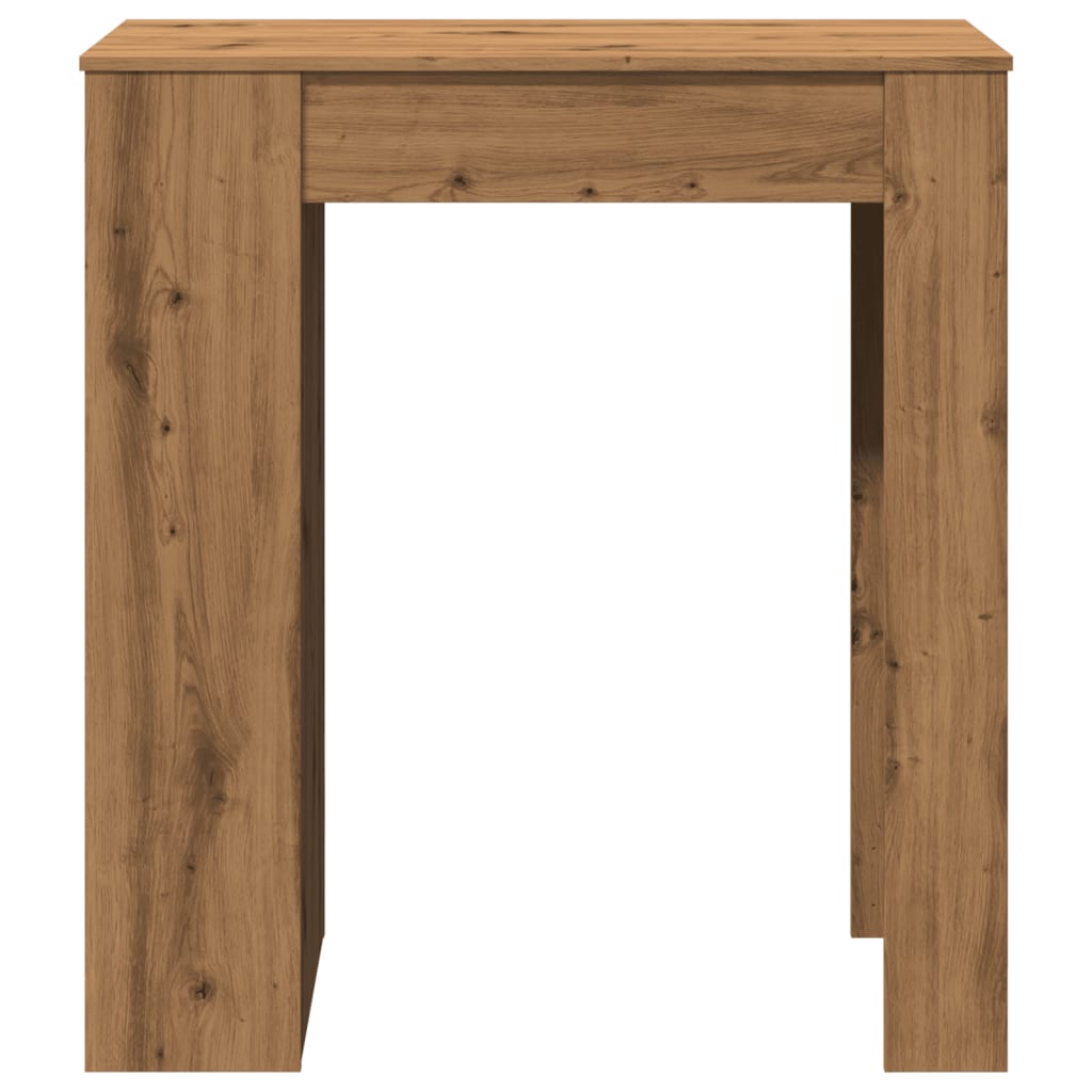 vidaXL Bartisch mit Regal Artisan-Eiche 95x47x103,5 cm Holzwerkstoff