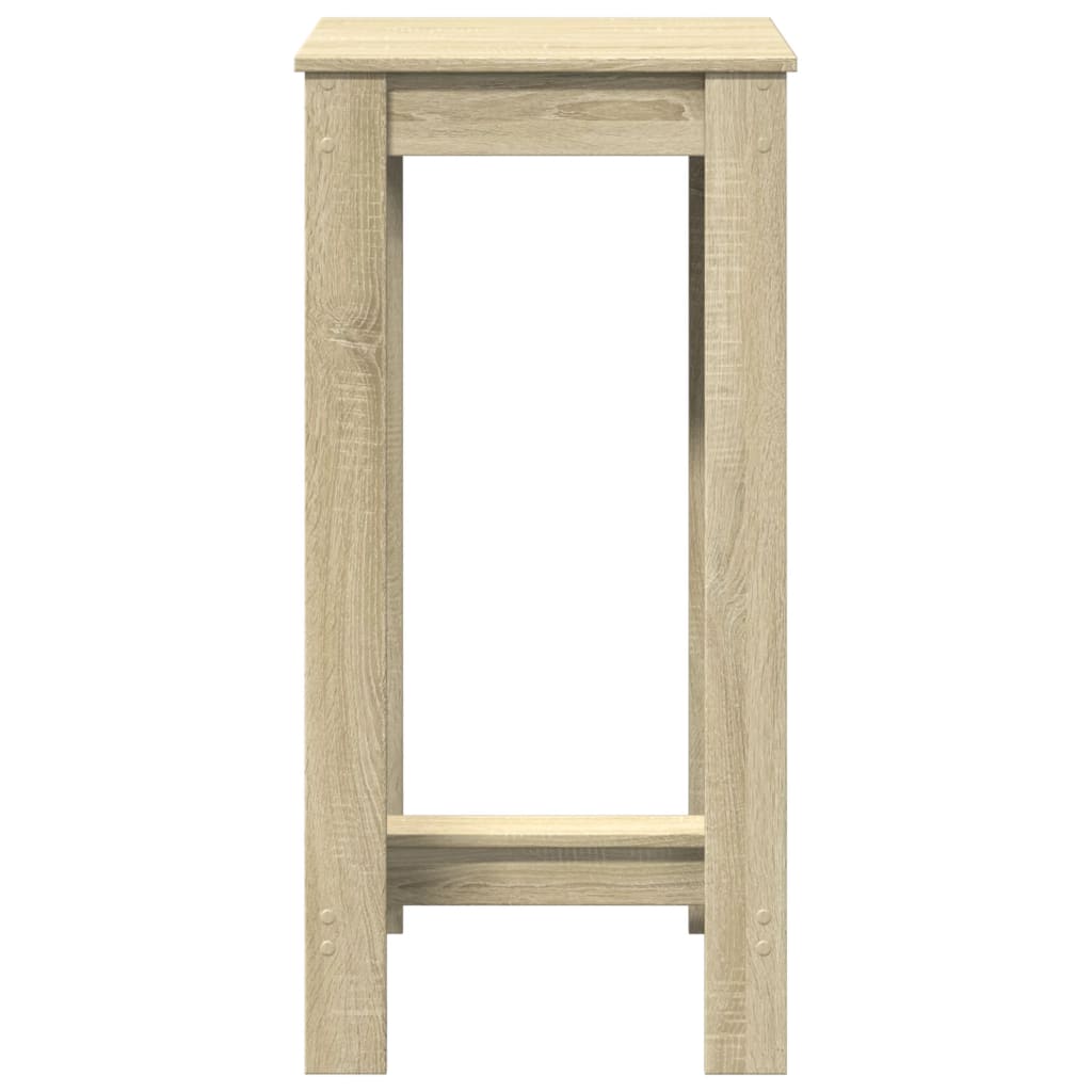 vidaXL Bartisch Sonoma-Eiche 51x50x103,5 cm Holzwerkstoff