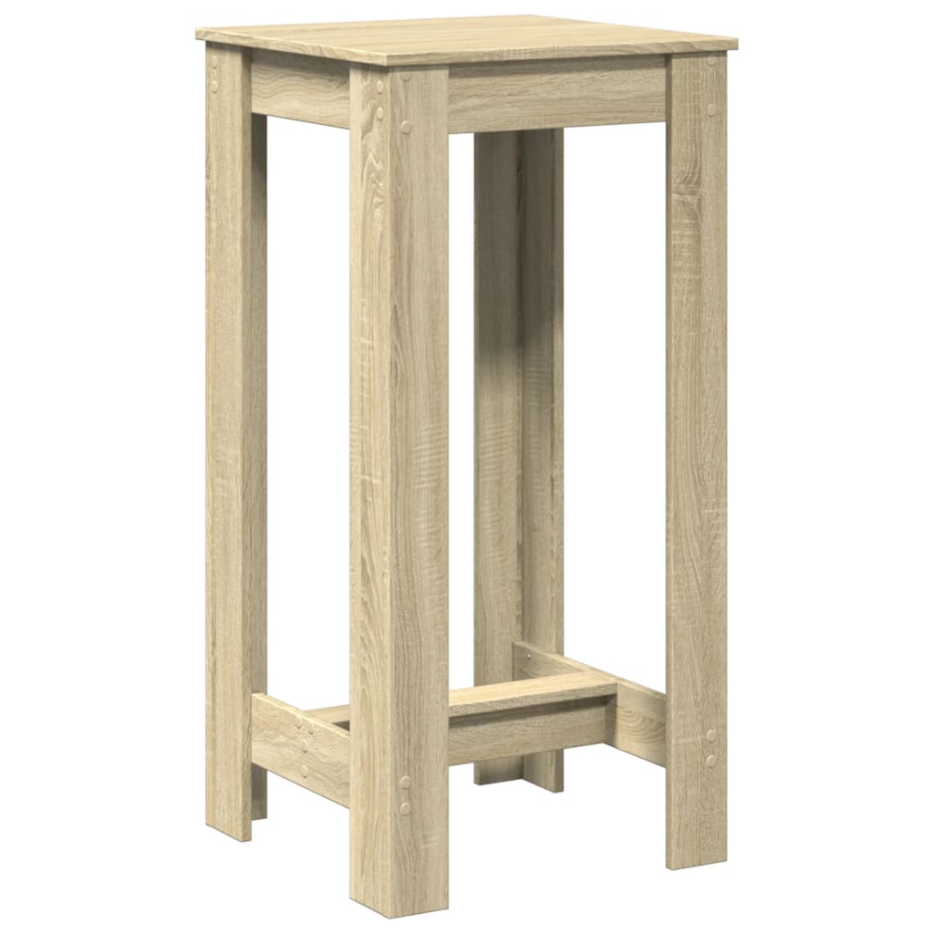 vidaXL Bartisch Sonoma-Eiche 51x50x103,5 cm Holzwerkstoff