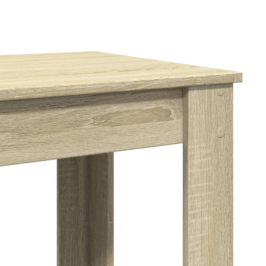 vidaXL Bartisch Sonoma-Eiche 51x50x103,5 cm Holzwerkstoff