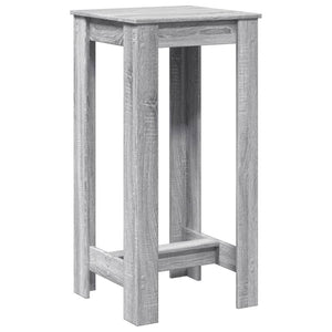 vidaXL Bartisch Grau Sonoma 51x50x103,5 cm Holzwerkstoff