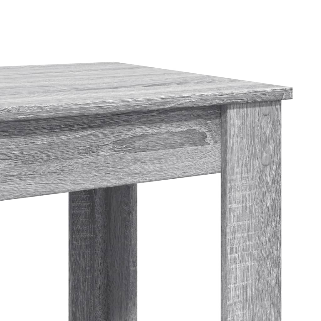 vidaXL Bartisch Grau Sonoma 102x50x103,5 cm Holzwerkstoff