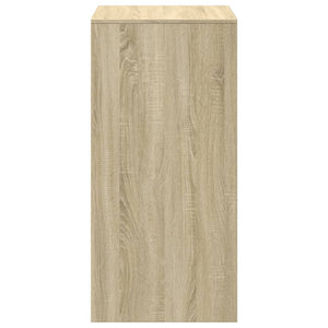 vidaXL Bartisch Sonoma-Eiche 51x50x103,5 cm Holzwerkstoff