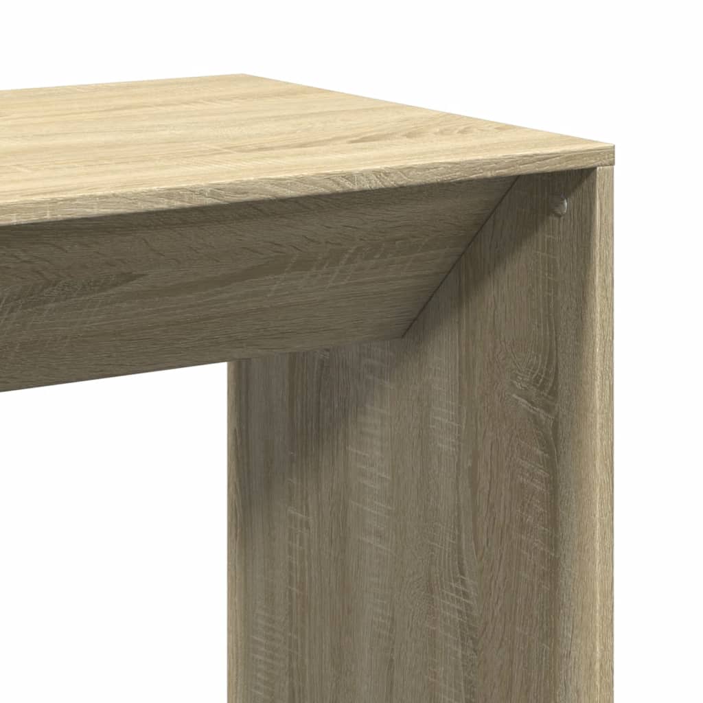 vidaXL Bartisch Sonoma-Eiche 51x50x103,5 cm Holzwerkstoff