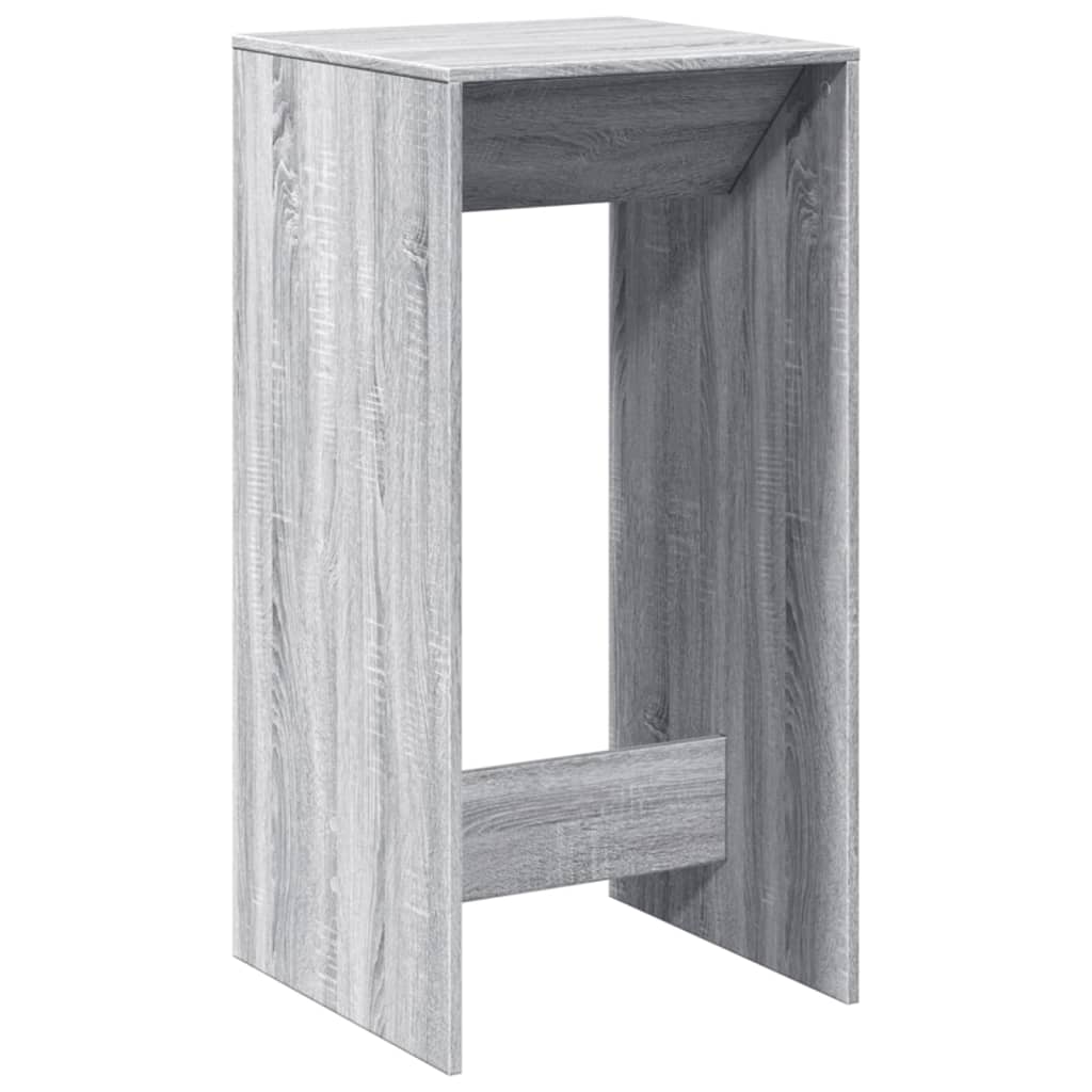 vidaXL Bartisch Grau Sonoma 51x50x103,5 cm Holzwerkstoff