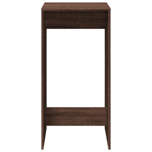 vidaXL Bartisch Braun Eichen-Optik 51x50x103,5 cm Holzwerkstoff