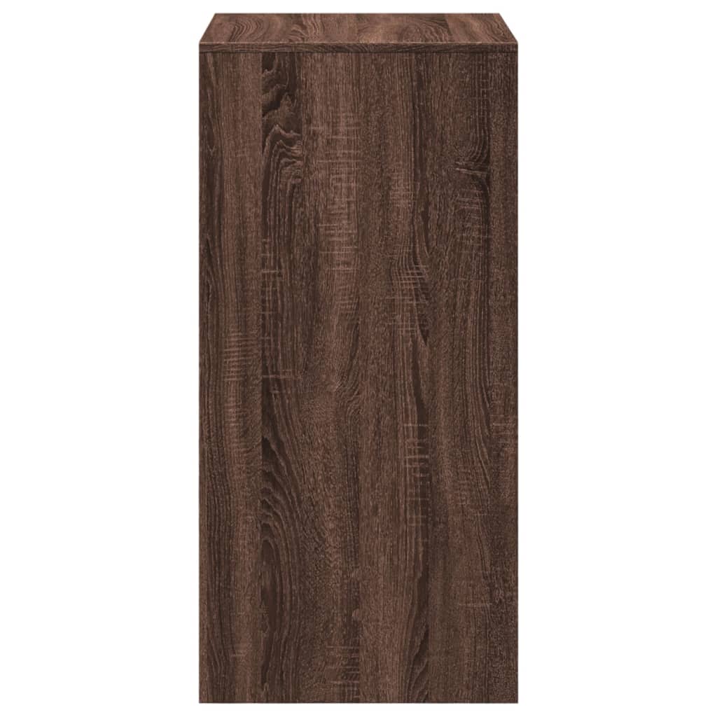 vidaXL Bartisch Braun Eichen-Optik 51x50x103,5 cm Holzwerkstoff