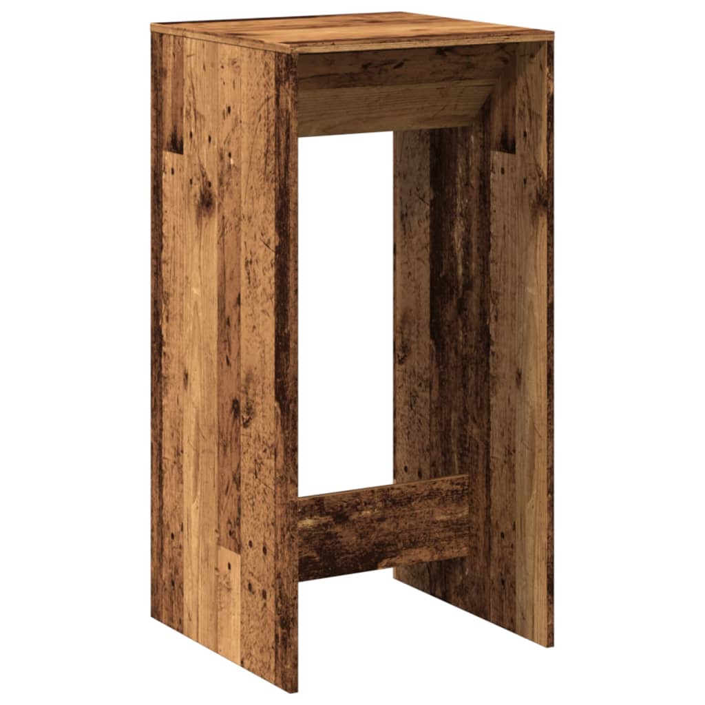 vidaXL Bartisch Altholz-Optik 51x50x103,5 cm Holzwerkstoff