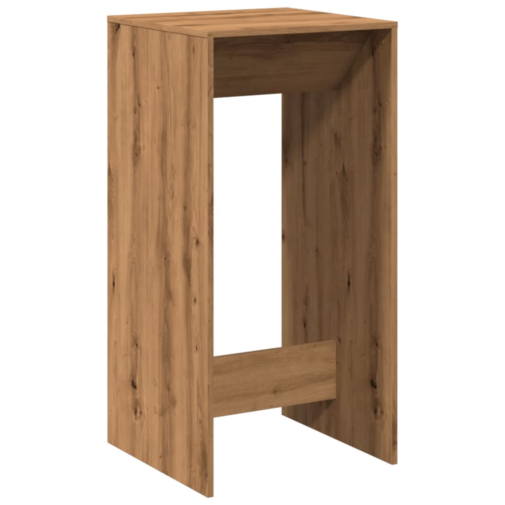 vidaXL Bartisch Artisan-Eiche 51x50x103,5 cm Holzwerkstoff