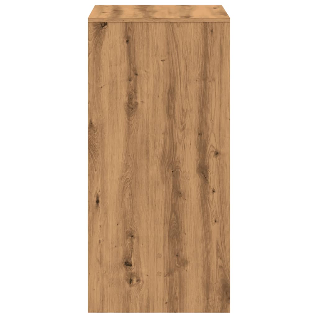 vidaXL Bartisch Artisan-Eiche 51x50x103,5 cm Holzwerkstoff