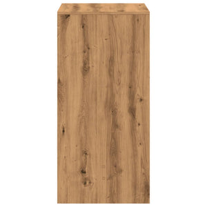 vidaXL Bartisch Artisan-Eiche 51x50x103,5 cm Holzwerkstoff