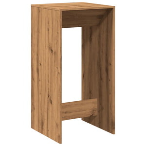 vidaXL Bartisch Artisan-Eiche 51x50x103,5 cm Holzwerkstoff