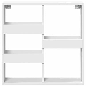 vidaXL Wandschrank Weiß 80x15x80 cm Holzwerkstoff