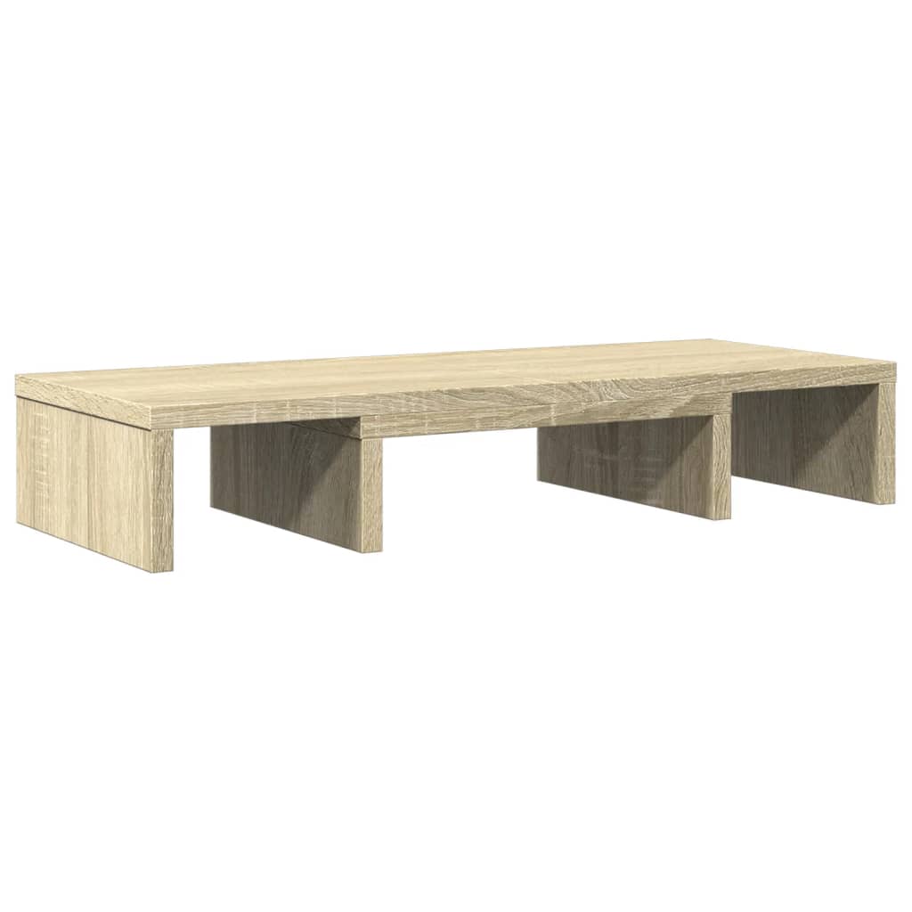 vidaXL Monitorständer Verstellbar Sonoma-Eiche 60x24x10,5 cm