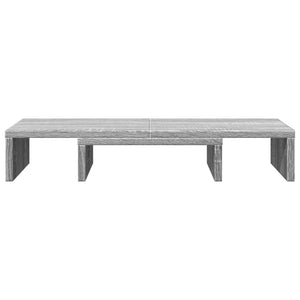 vidaXL Monitorständer Verstellbar Grau Sonoma 60x24x10,5 cm