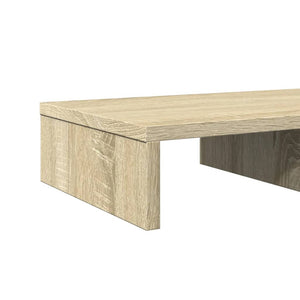 vidaXL Monitorständer Sonoma-Eiche 50x27x10 cm Holzwerkstoff