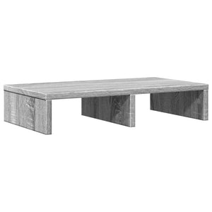 vidaXL Monitorständer Grau Sonoma 50x27x10 cm Holzwerkstoff