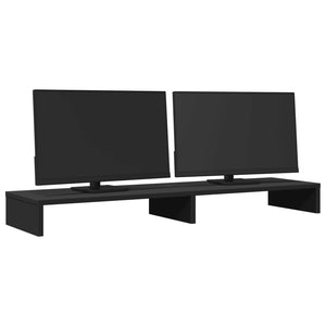 vidaXL Monitorständer Schwarz 100x27x10 cm Holzwerkstoff