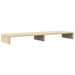 vidaXL Monitorständer Sonoma-Eiche 100x27x10 cm Holzwerkstoff