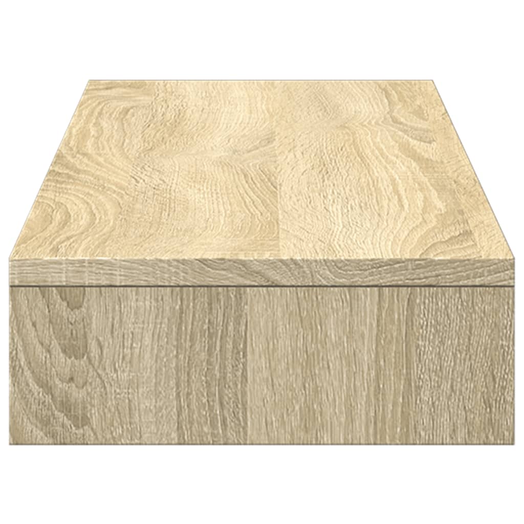 vidaXL Monitorständer Sonoma-Eiche 100x27x10 cm Holzwerkstoff