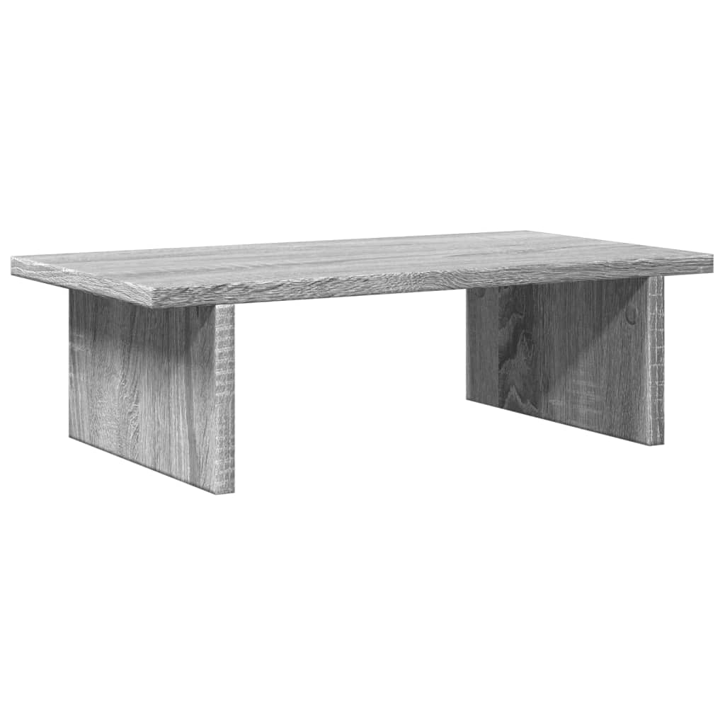 vidaXL Monitorständer Grau Sonoma 50x27x15 cm Holzwerkstoff