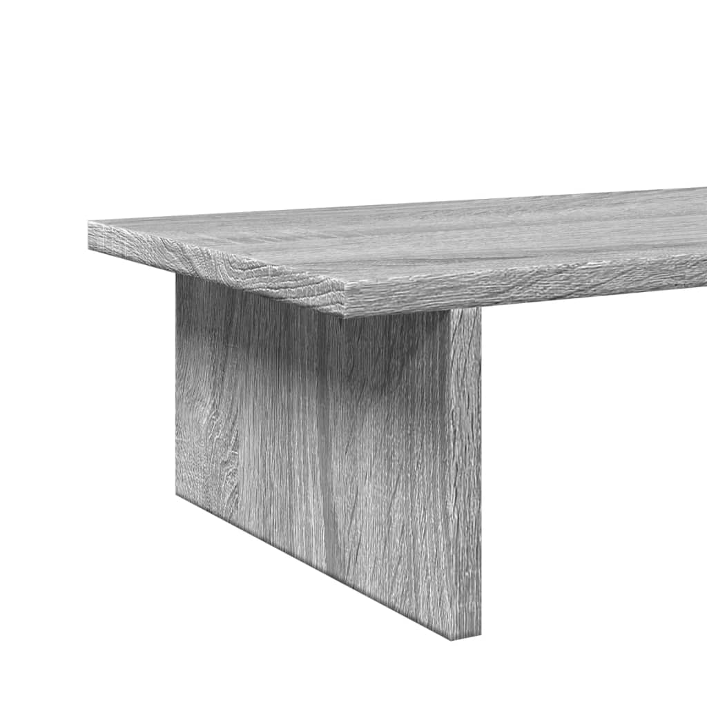 vidaXL Monitorständer Grau Sonoma 50x27x15 cm Holzwerkstoff