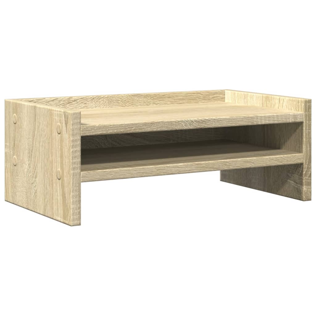 vidaXL Monitorständer Sonoma-Eiche 42x24x16 cm Holzwerkstoff