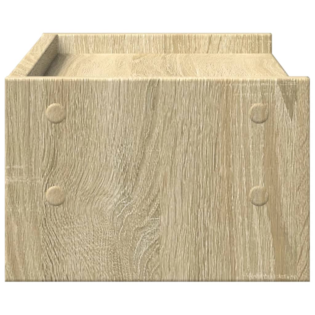 vidaXL Monitorständer Sonoma-Eiche 42x24x16 cm Holzwerkstoff