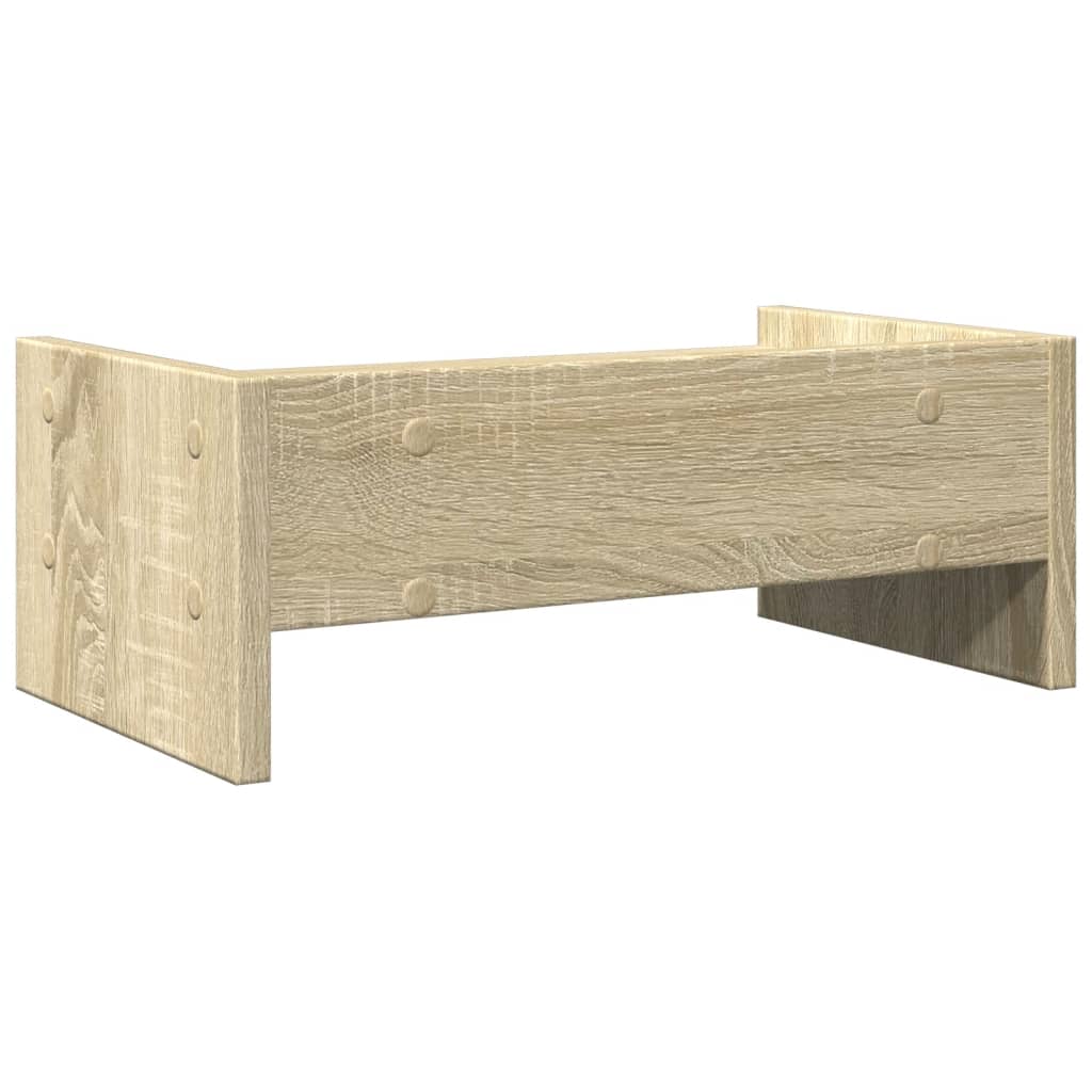 vidaXL Monitorständer Sonoma-Eiche 42x24x16 cm Holzwerkstoff