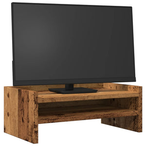 vidaXL Monitorständer Altholz-Optik 42x24x16 cm Holzwerkstoff