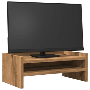 vidaXL Monitorständer Artisan-Eiche 42x24x16 cm Holzwerkstoff