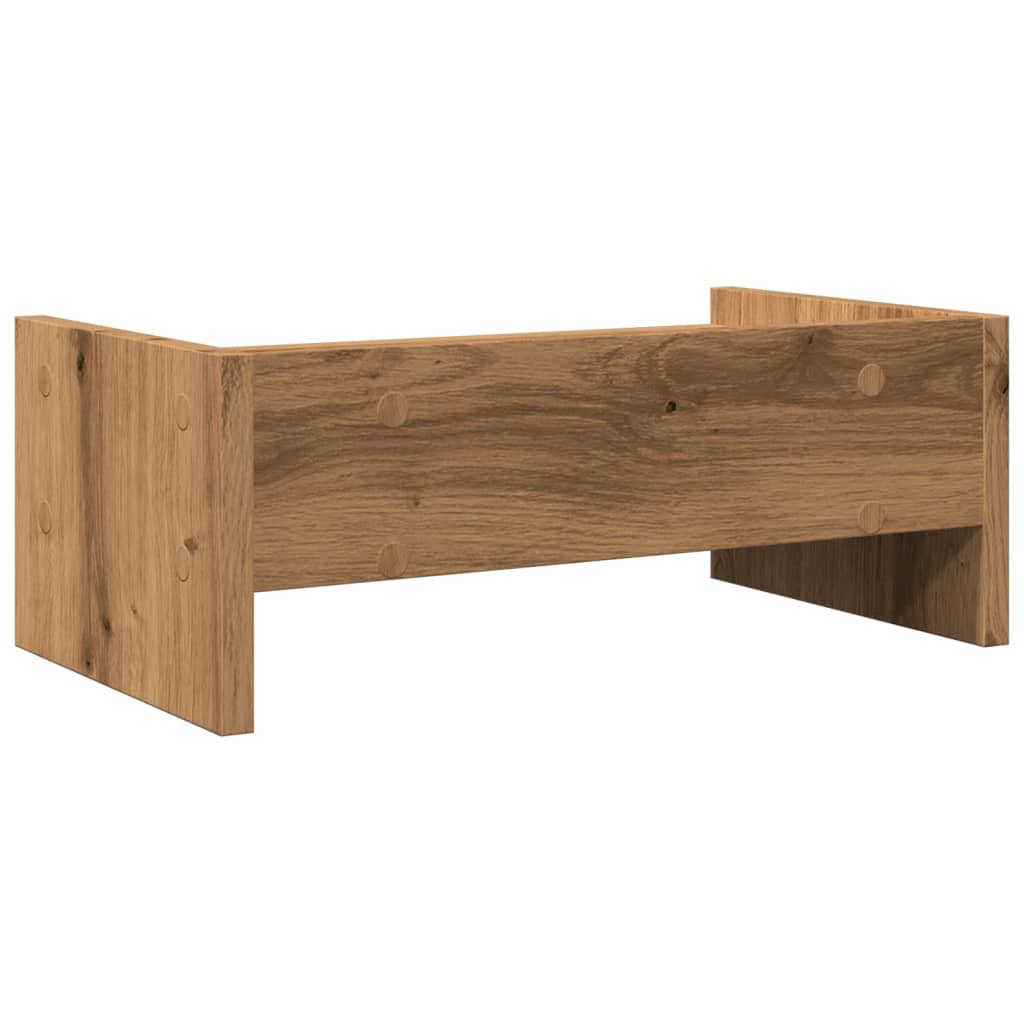 vidaXL Monitorständer Artisan-Eiche 42x24x16 cm Holzwerkstoff