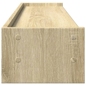 vidaXL Monitorständer Sonoma-Eiche 100x24x16 cm Holzwerkstoff