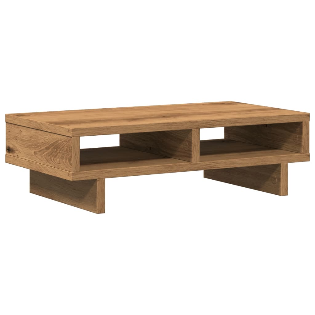 vidaXL Monitorständer Artisan-Eiche 50x27x15 cm Holzwerkstoff