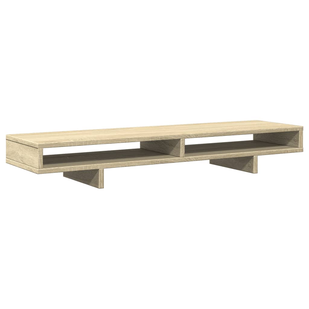 Monitorständer Sonoma-Eiche 100x27x15 cm Holzwerkstoff VIDAXL