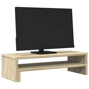 vidaXL Monitorständer Sonoma-Eiche 54x22x15 cm Holzwerkstoff