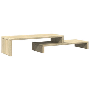 vidaXL Monitorständer Sonoma-Eiche 54x22x15 cm Holzwerkstoff